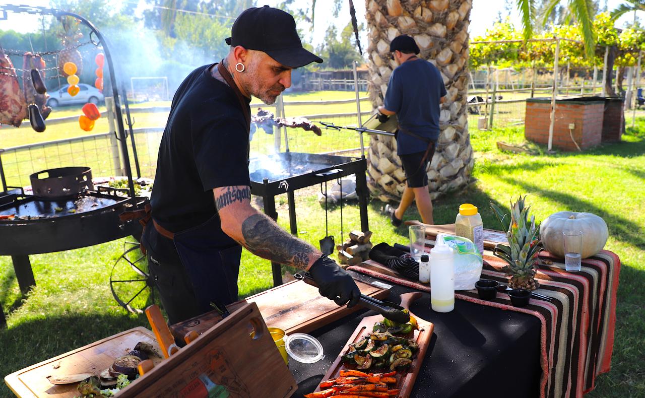 Chef en preparación artesanal